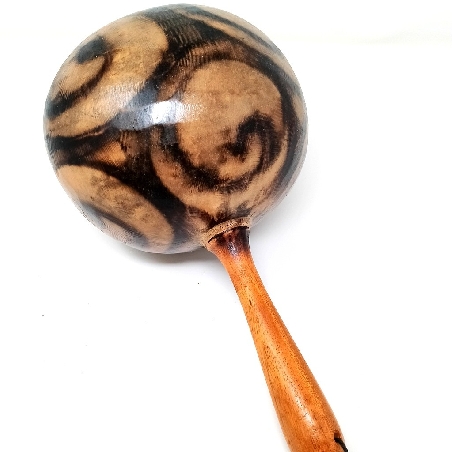 Maraca de coco- extra grande