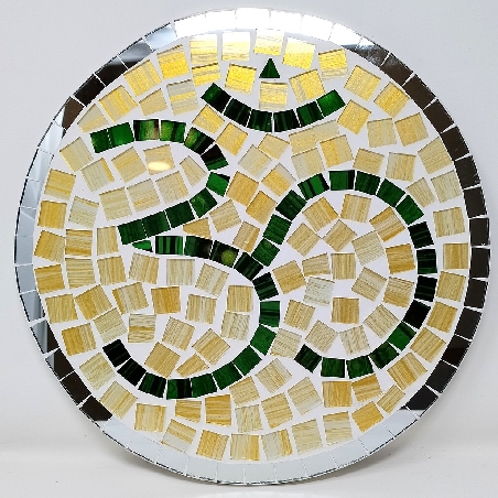 Símbolo "Om" redondo con cristales 25 cms.