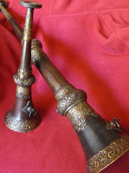 trompa tibetana 60 cms. -calidad-