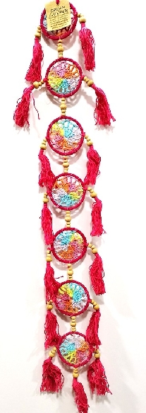 Atrapasueños 7 unicolor Apas 31  9 x 65 cms.