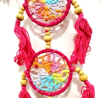 Atrapasueños 7 unicolor Apas 31  9 x 65 cms.