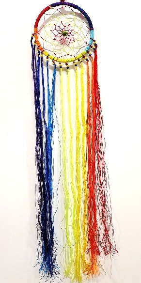 Atrapasueños Arco Iris Apas34  12 x 55 cms.