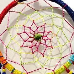 Atrapasueños Arco Iris Apas34  12 x 55 cms. 2