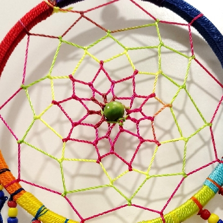 Atrapasueños Arco Iris Apas34  12 x 55 cms.