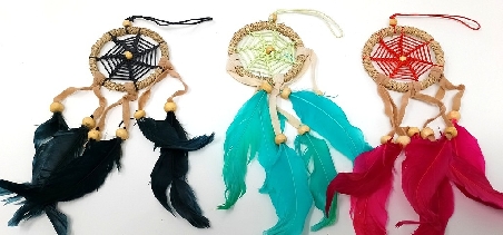 Atrapasueños telaraña Apas35  6 x 15 cms. Atrapasueños telaraña Apas35  6 x 15 cms.