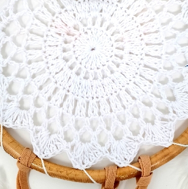 Atrapasueños macramé Apas46  17 x 40 cms.