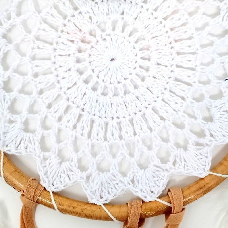 Atrapasueños macramé Apas46  17 x 40 cms.