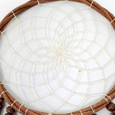 Atrapasueños cuentas madera Apas47  17 x 50 cms. 2