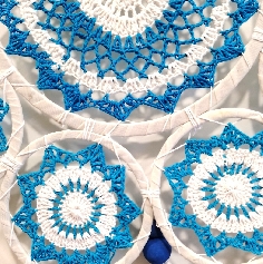 Atrapasueños set 5 macramé Apas 55 40 x 70 cms. 2