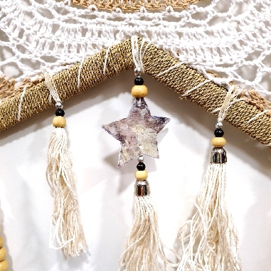 Atrapasueños estrella Apas57  46 x 85 cms.