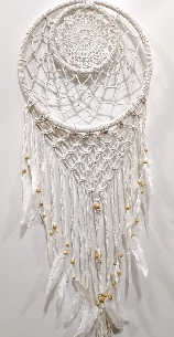 Atrapasueños mandala macramé Apas60 33 x 90 cms