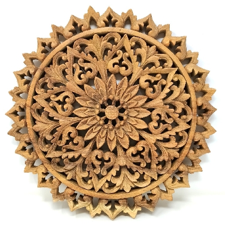 Flor en madera 30 cms