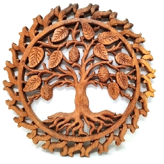 Talla árbol de la vida 30 cms.