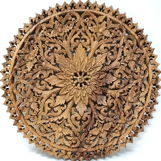 Tala flor con filigrana 50 cms.