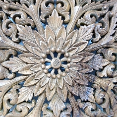 Tala flor con filigrana 50 cms. 2