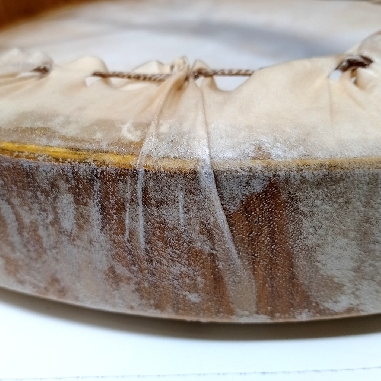 Tambor chamánico mango tallado 50 cms.