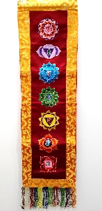 Bordado colgante "Chakras"