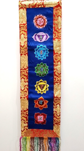 Bordado colgante "Chakras"
