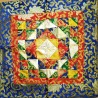 Tela altar cuadrada "Mandala" 45 x 45 cms.