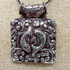 Medallón tibetano colgmet252