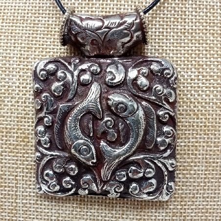 Medallón tibetano colgmet252