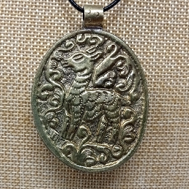 Medallón animista colgmet261