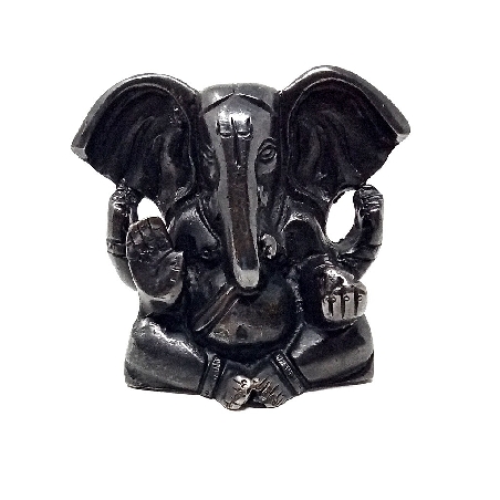 Ganesh bronce oscuro 9 cms.