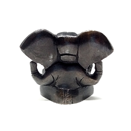 Ganesh bronce oscuro 9 cms.