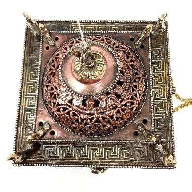 Incensario para colgar cuadrado extra.