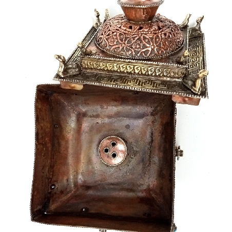 Incensario para colgar cuadrado extra.