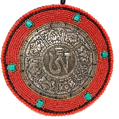 Signos auspiciosos en metal 25 cms.