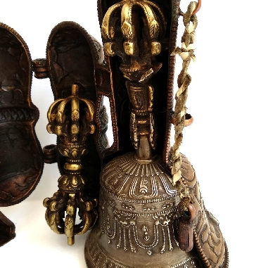 campana-5-metales-dorje-con-funda-metal