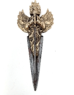 Furba de bronce y acero 24 cms.