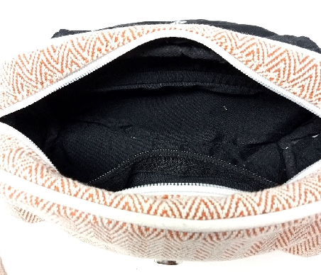 Bolso de cañamo y algodón