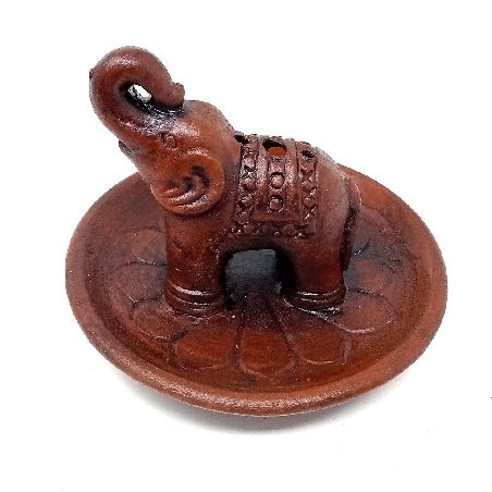 Incensario de terracota "Ganesh"