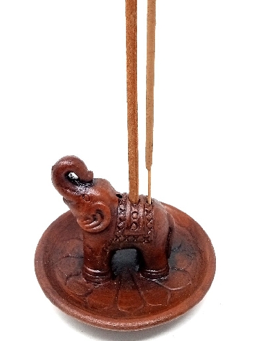 Incensario de terracota "Ganesh"