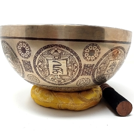 Cuenco símbolos láser 11 cms.