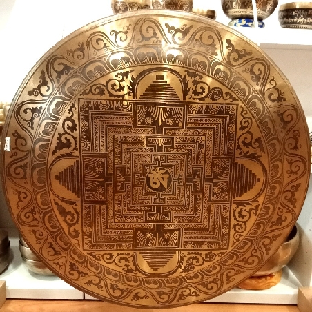 Gong Tam Tam 50 cms. "Om - Kalachakra" Gong Tam Tam 50 cms. "Om - Kalachakra"