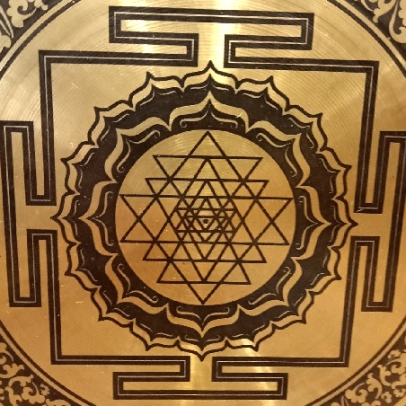 Gong Tam Tam 50 cms. "Shree Yantra/Buda"