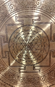 Gong Tam Tam 60 cms. "Shree yantra/Buda" 2