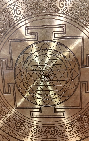 Gong Tam Tam 60 cms. "Shree yantra/Buda"
