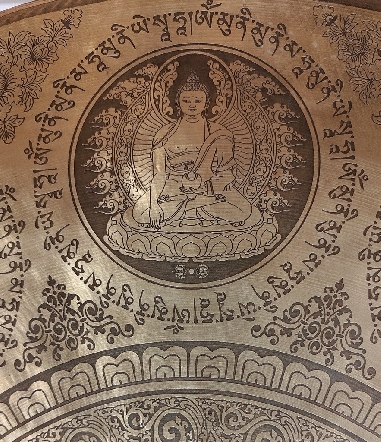 Gong Tam Tam 60 cms. "Shree yantra/Buda"