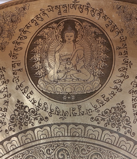Gong Tam Tam 60 cms. "Shree yantra/Buda"