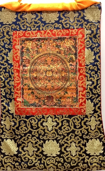 Mandala con brocado 80 x 50 cms. tk401