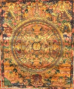 Mandala con brocado 80 x 50 cms. tk401 2
