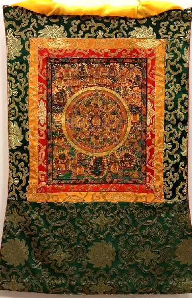 Mandala con brocado 80 x 50 cms. tk403