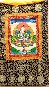 Vajrasattva con brocado mediano