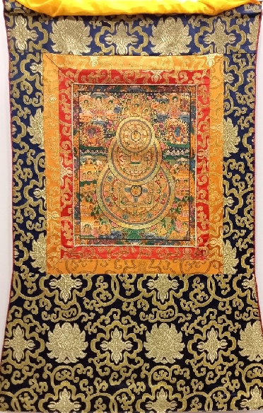 Mandala con brocado 80 x 50 cms. tk405