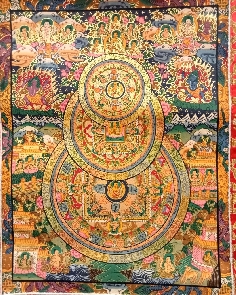 Mandala con brocado 80 x 50 cms. tk405 2