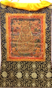 Mandala con brocado 110 x 65 cms. tk407